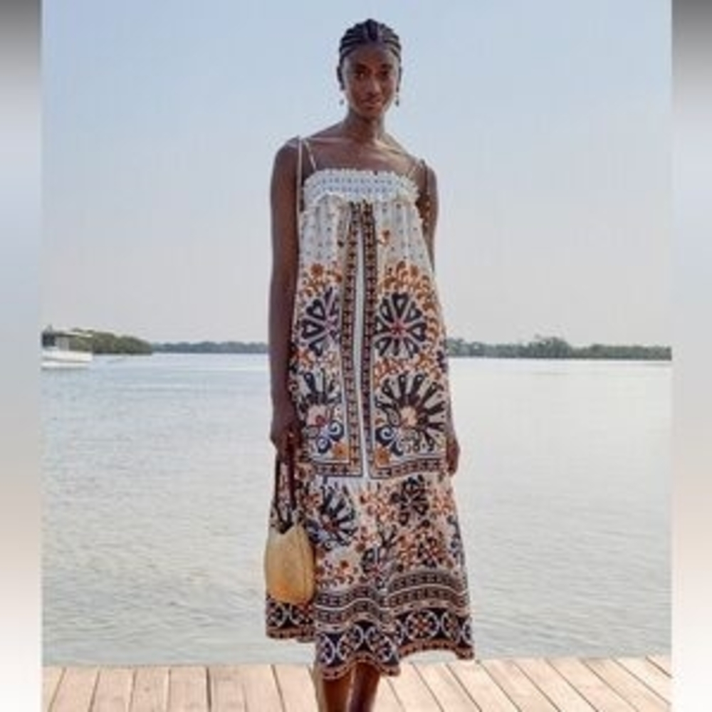 FARM Rio Tapestry Midi Sundress - Picture 5 of 5